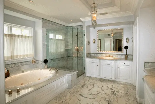 salle de bain marbre plus value pierres marbres travers pièce température questions réponses propos matériau cristaux de calcite marbrures intérieurs chaleur retour