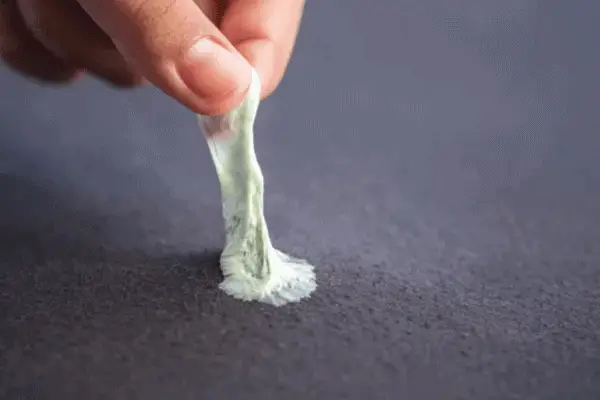 comment enlever une tache de chewing gum collé grand mère papier sulfurisé réseaux sociaux fer à repasser